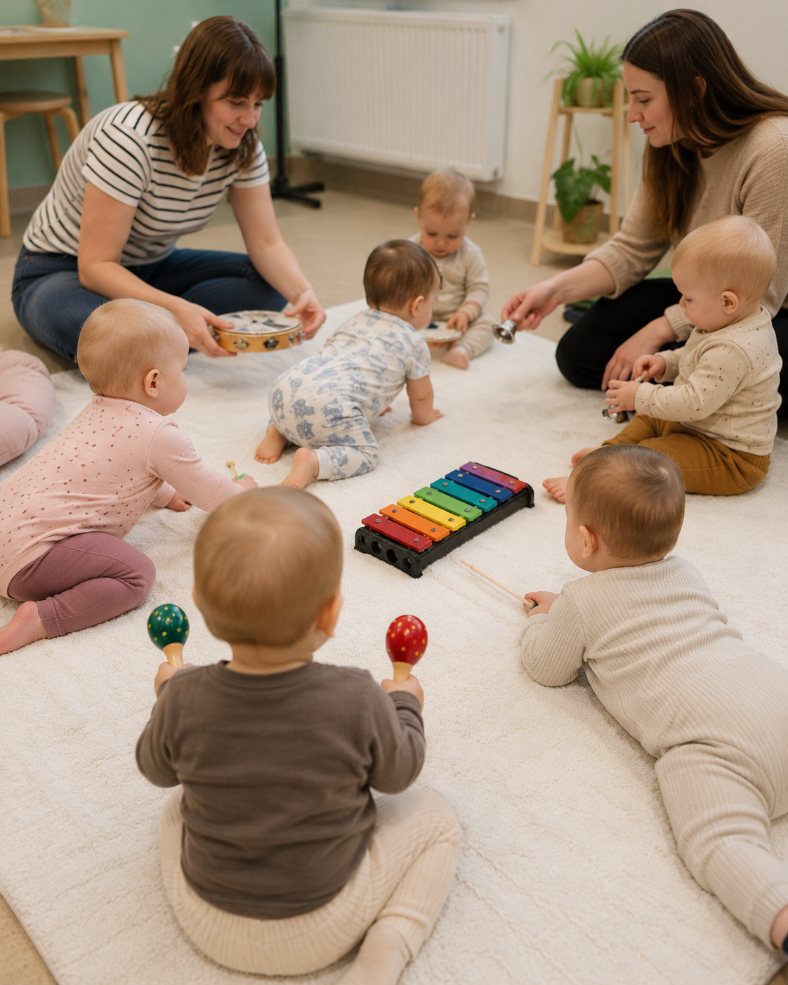 Zajęcia gordonowskie z instrumentami dla dzieci w Przystani Aloha