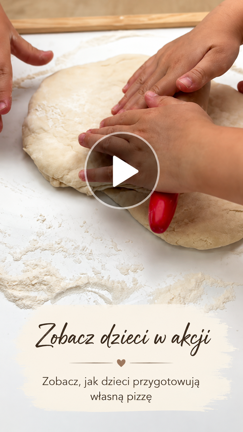 Zobacz, jak dzieci przygotowują własną pizzę podczas warsztatów kulinarnych w Grodzisku Mazowieckim